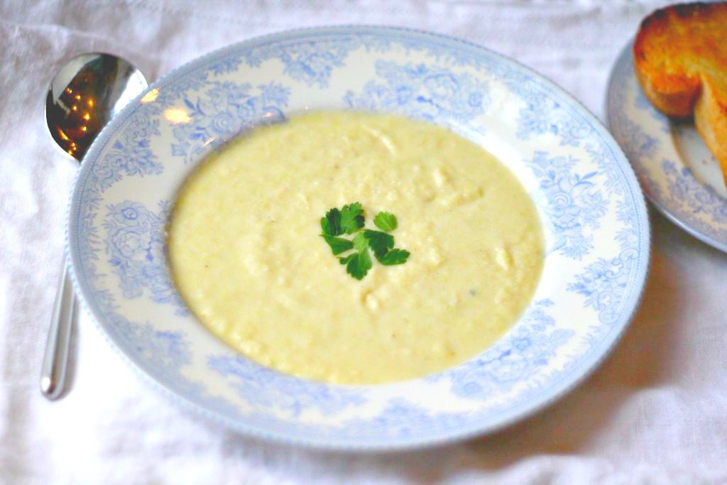 leek and cauliflower cheese soup Cauliflower Soup Recipe