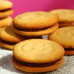 Malted Milk Chocolate Sandwich Biscuits.