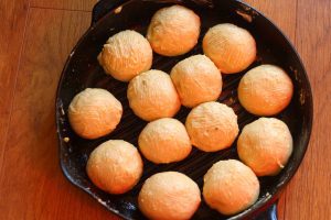 Garlic Bread Rolls first prove