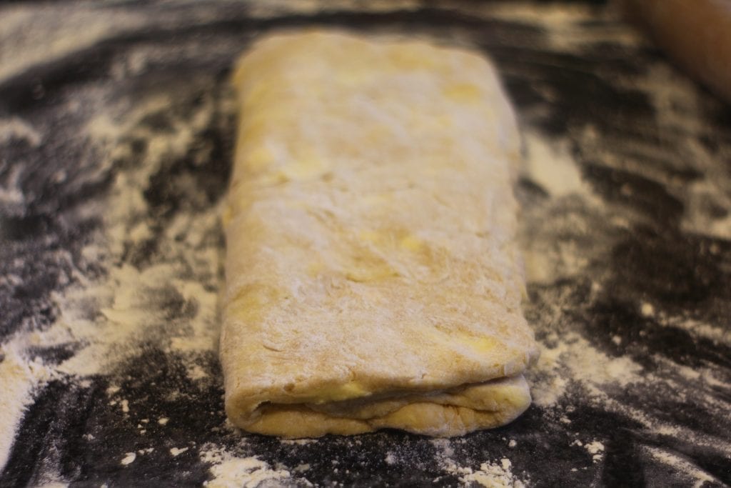 Danish Pastry Cinnamon Roll Dough Danish Pastry Cinnamon Roll Dough folded