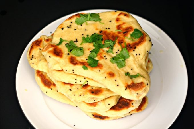 Homemade Garlic Naan Bread Homemade Garlic Naan Bread