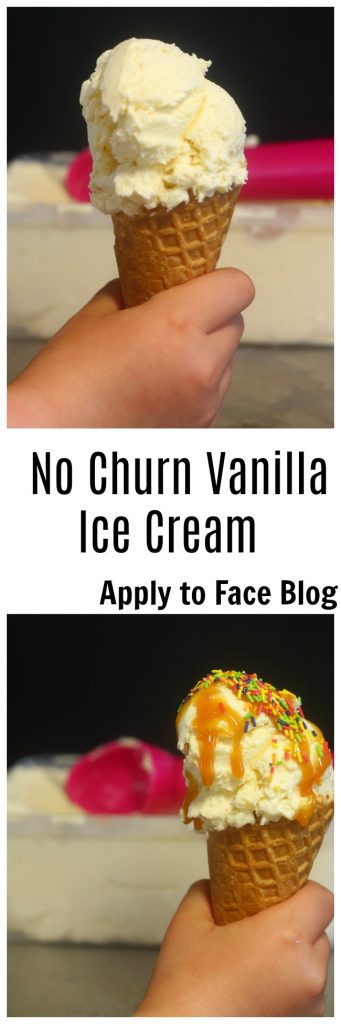 No Churn Vanilla Ice Cream.
