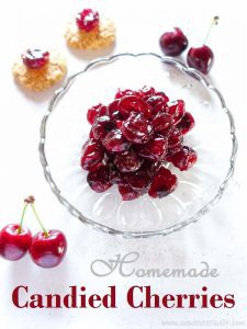 Homemade Candied cherries