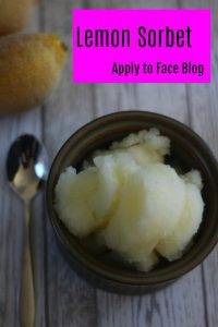 Lemon sorbet pin me image