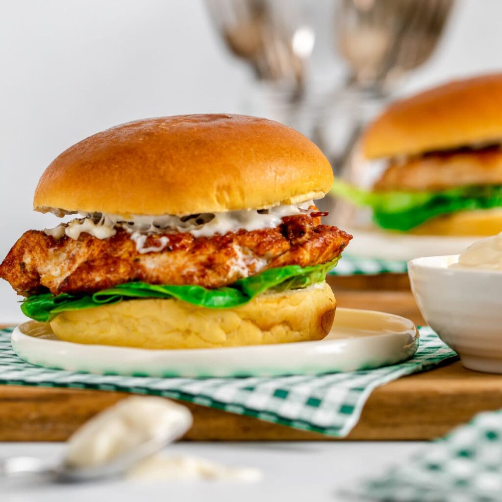 Cajun Chicken Burger