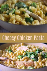 pin me cheesy Chicken and Pasta
