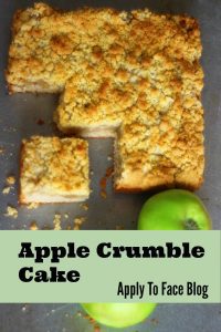 pin me apple crumble cake