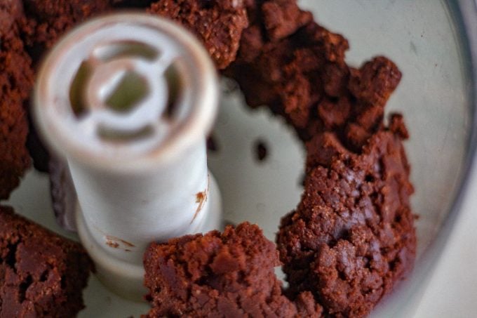 Chocolate rubble for chocolate shortbread Chocolate rubble for chocolate shortbread