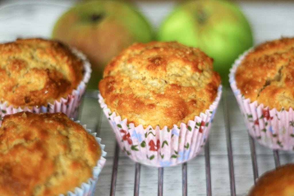 apple muffin stewed apple muffin