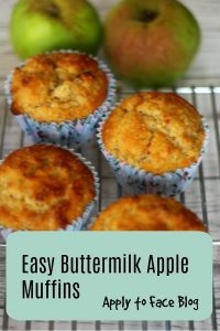 easy buttermilk and apple muffins pin for easy buttermilk, cinnamon and apple muffins