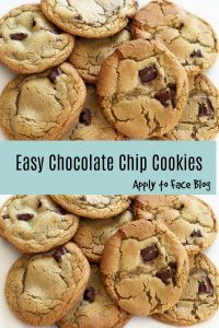 easy chocolate chip cookies pin