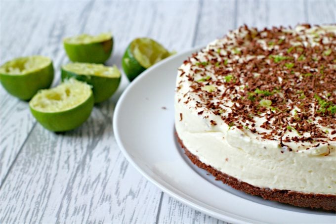 Lime Bundt Cake with Chocolate Drizzle - Elle Jay at Home