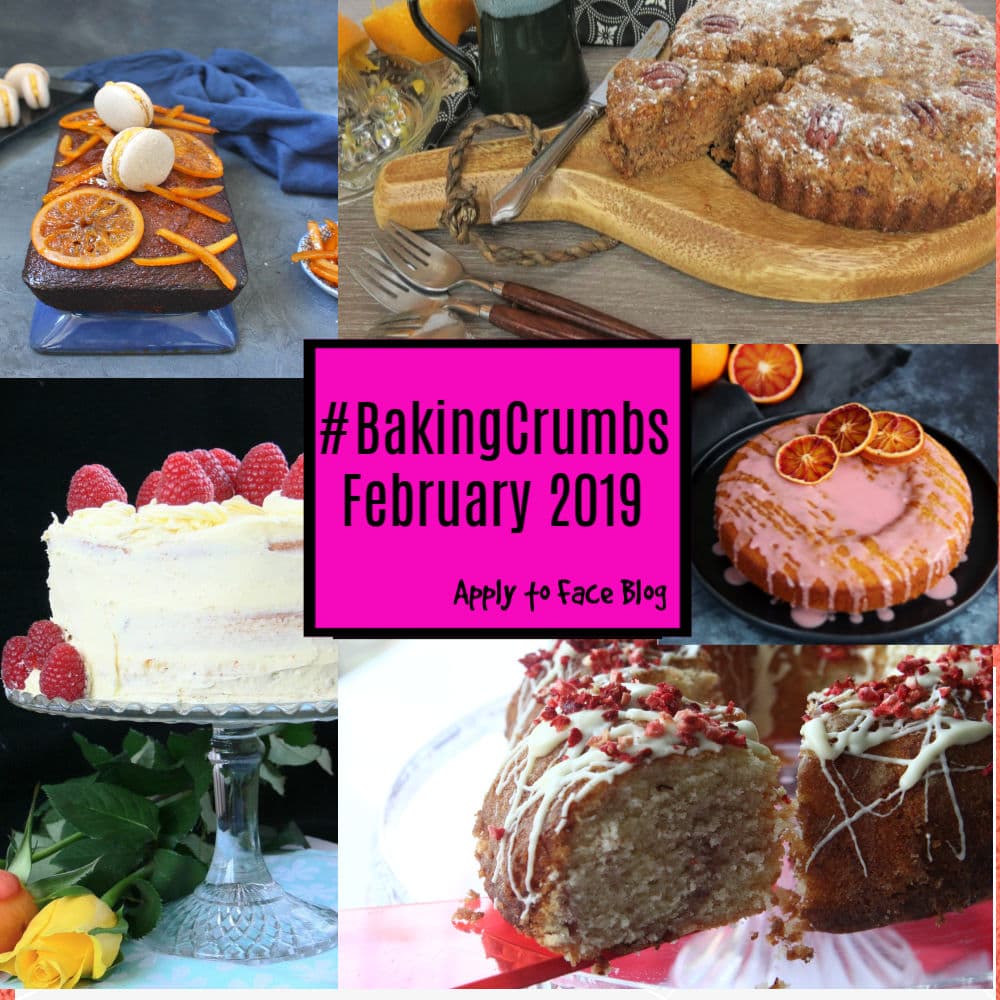 collage of photos from #bakingcrumbs february 2019