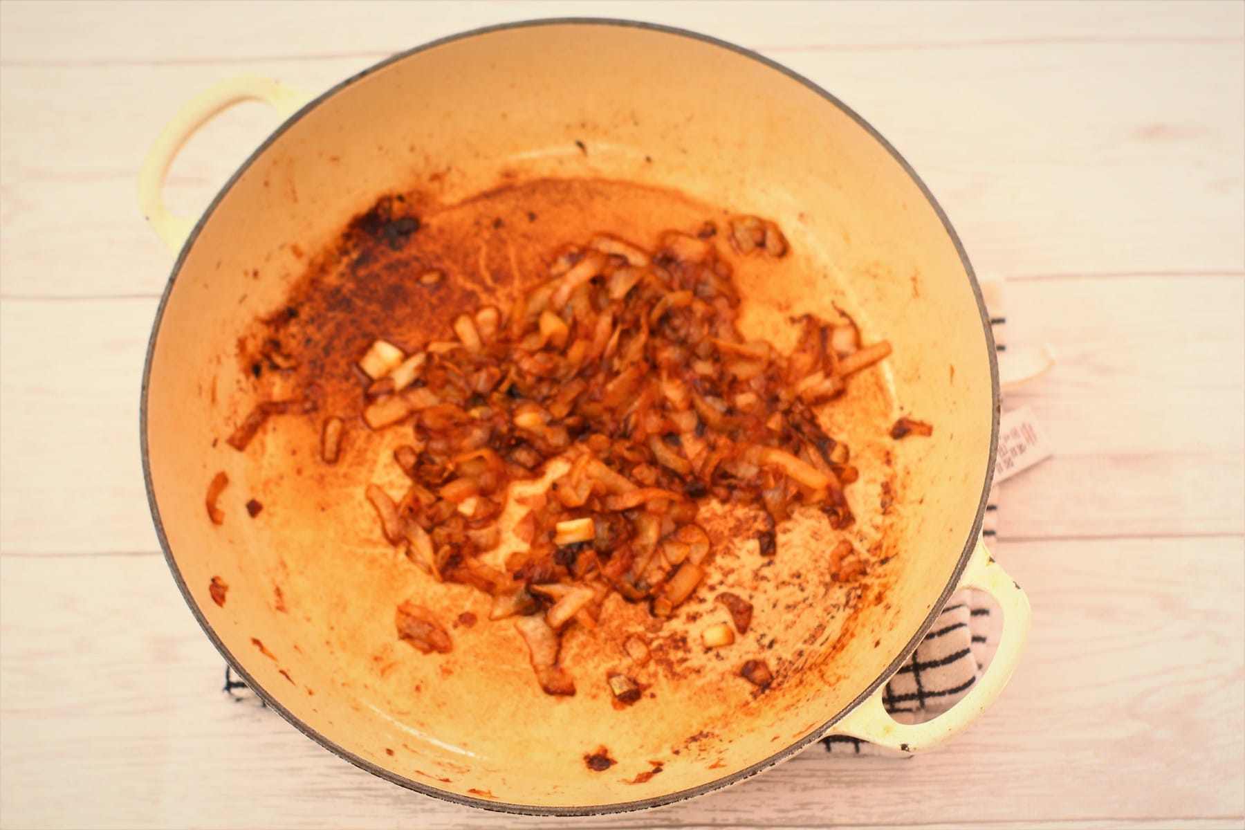 Caramelised Onions in a Frying Pan