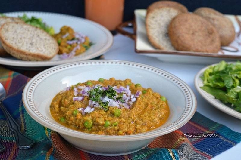 bowl of pav-bhaji