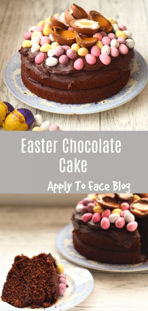 easter chocolate cake easter chocolate cake decorated with chocolate eggs