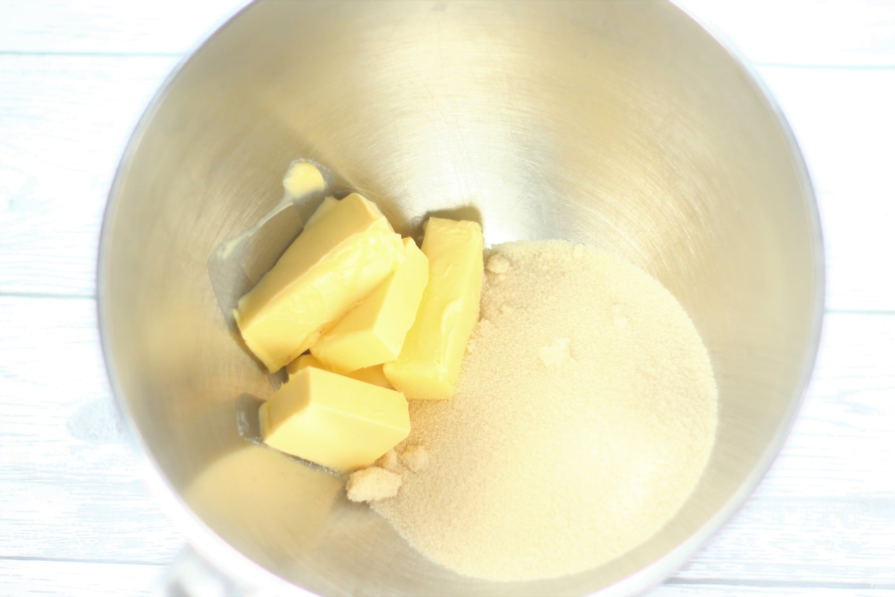 Butter and sugar