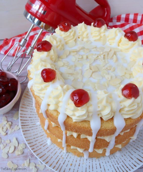 Cherry Bakewell Cake