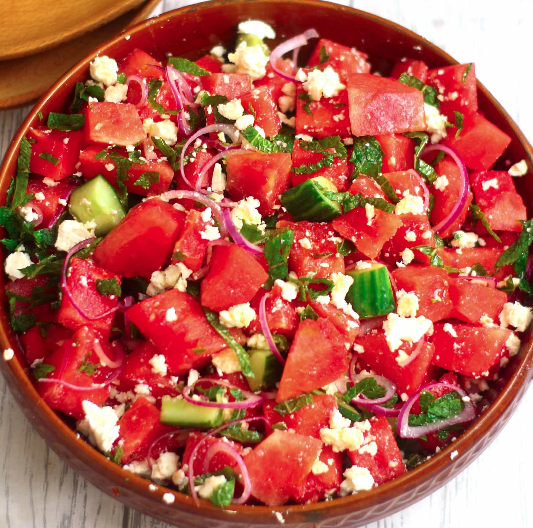 watermelon and feta salad