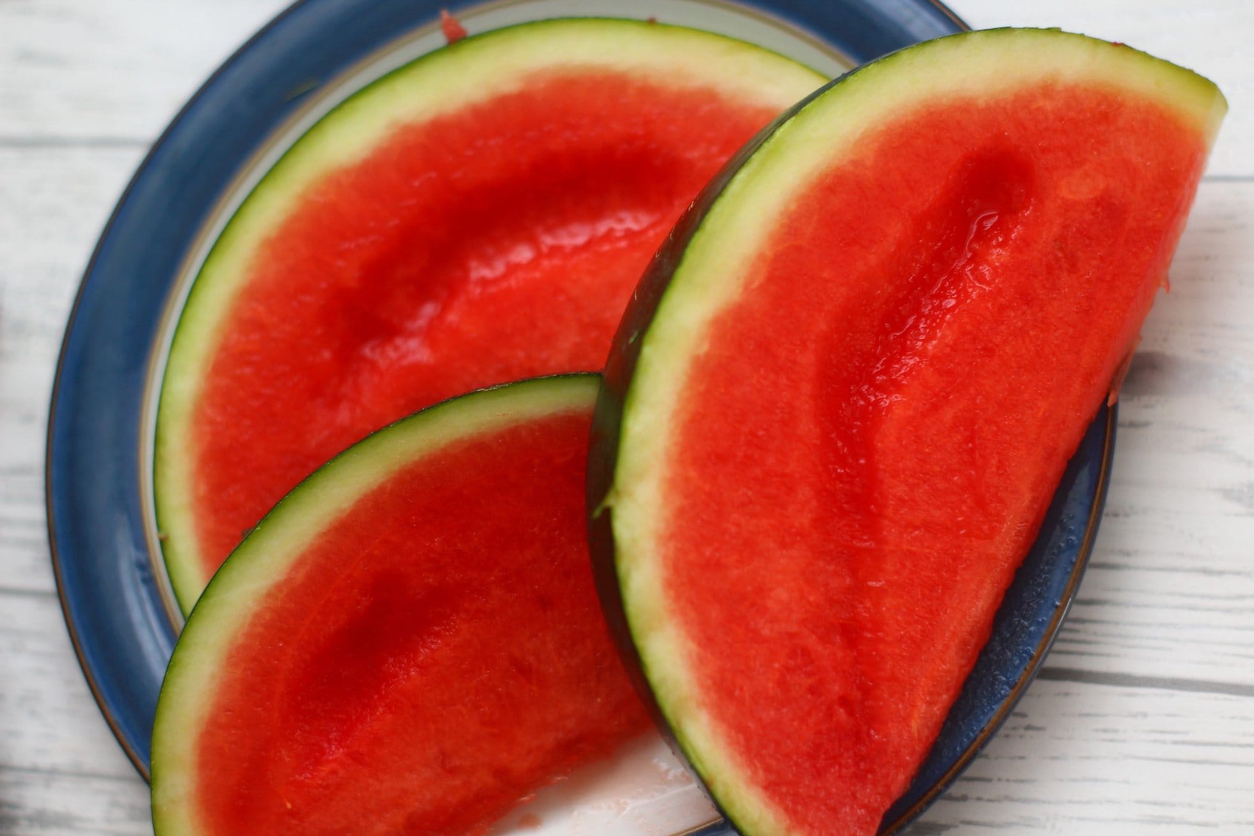 deseeded watermelon slices
