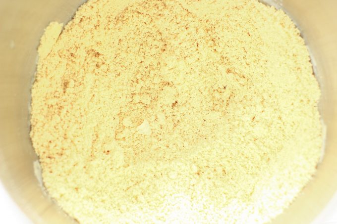 rock cake breadcrumbs in a mixing bowl
