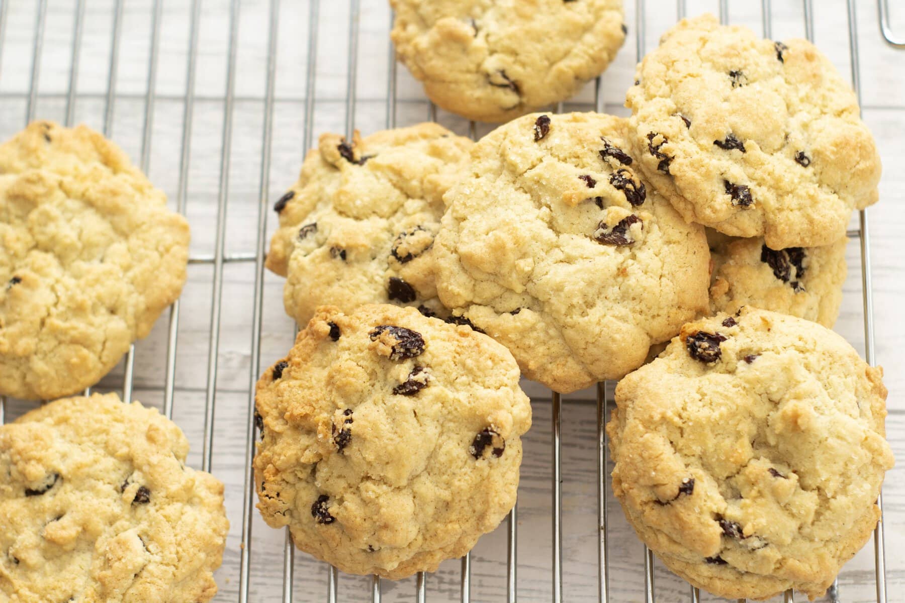 rock cakes on a wire rack