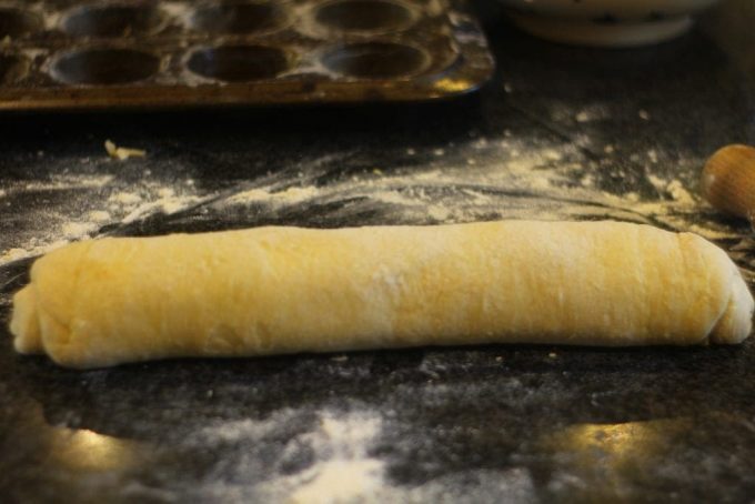danish pastry dough roll