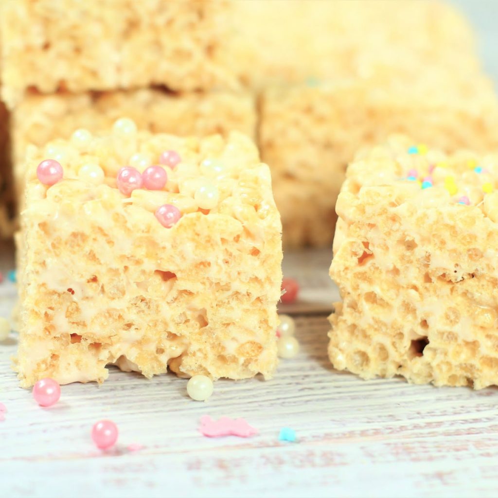Marshmallow Rice Krispies Apply to Face Blog