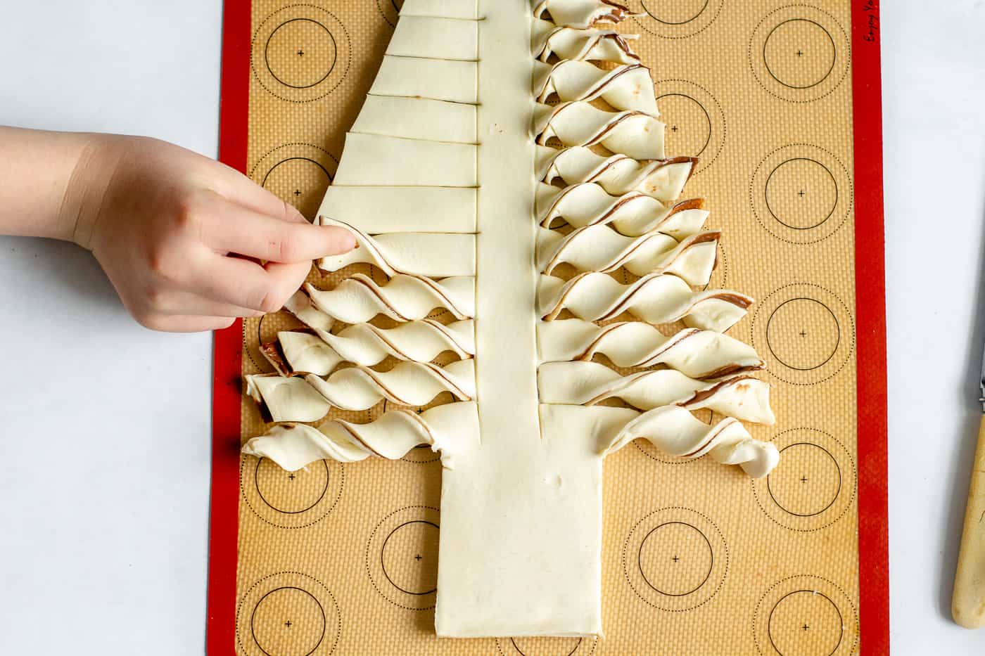 Quick and Easy Chocolate Puff Pastry Christmas Tree Apply to Face Blog