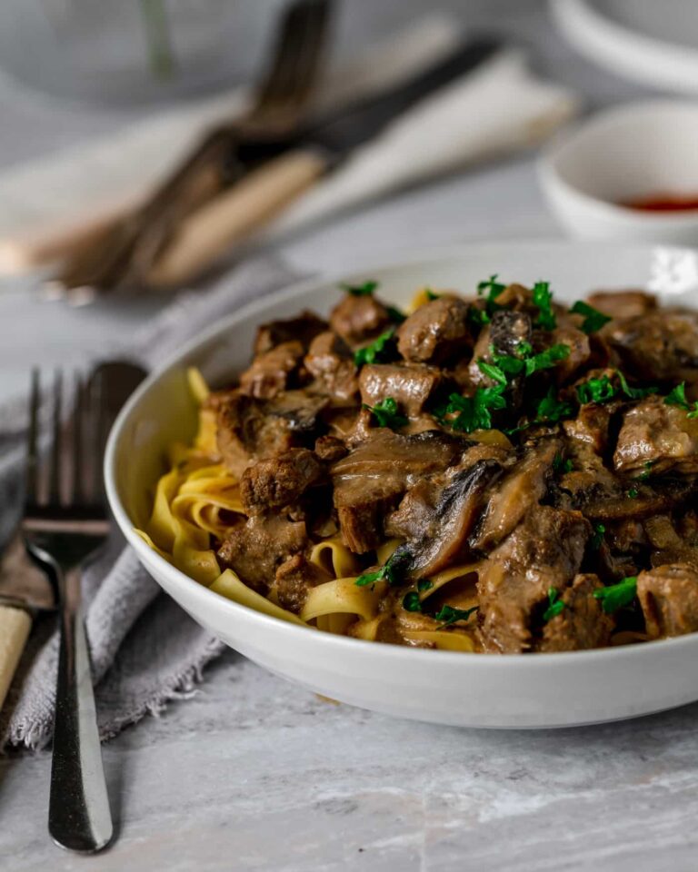 Easy Slow Cooker Beef Stroganoff - Apply to Face Blog