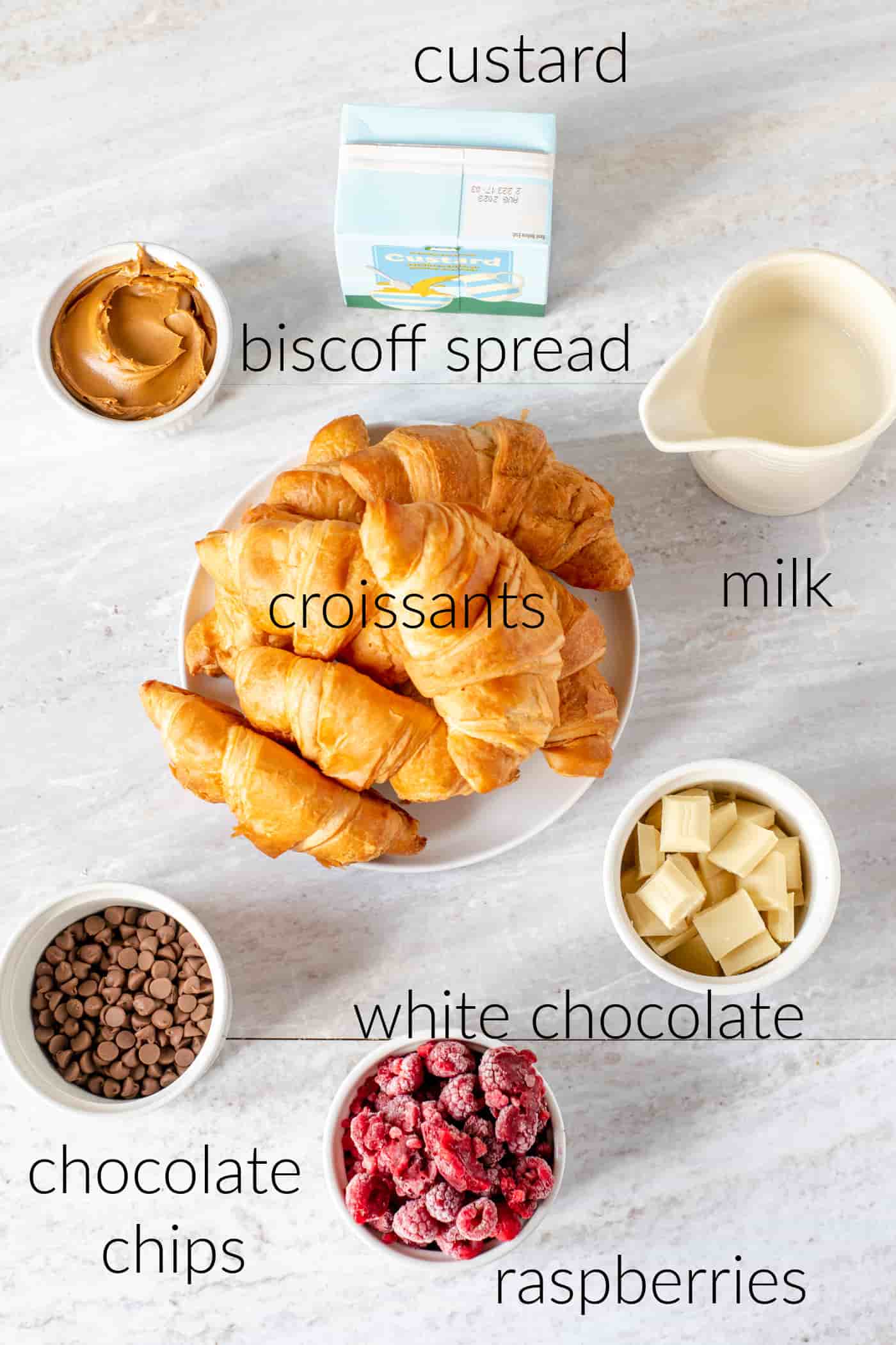 Biscoff and Raspberry Croissant Pudding Apply to Face Blog