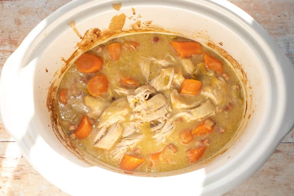 Slow Cooker Chicken Casserole with Leeks and Bacon - Apply to Face Blog
