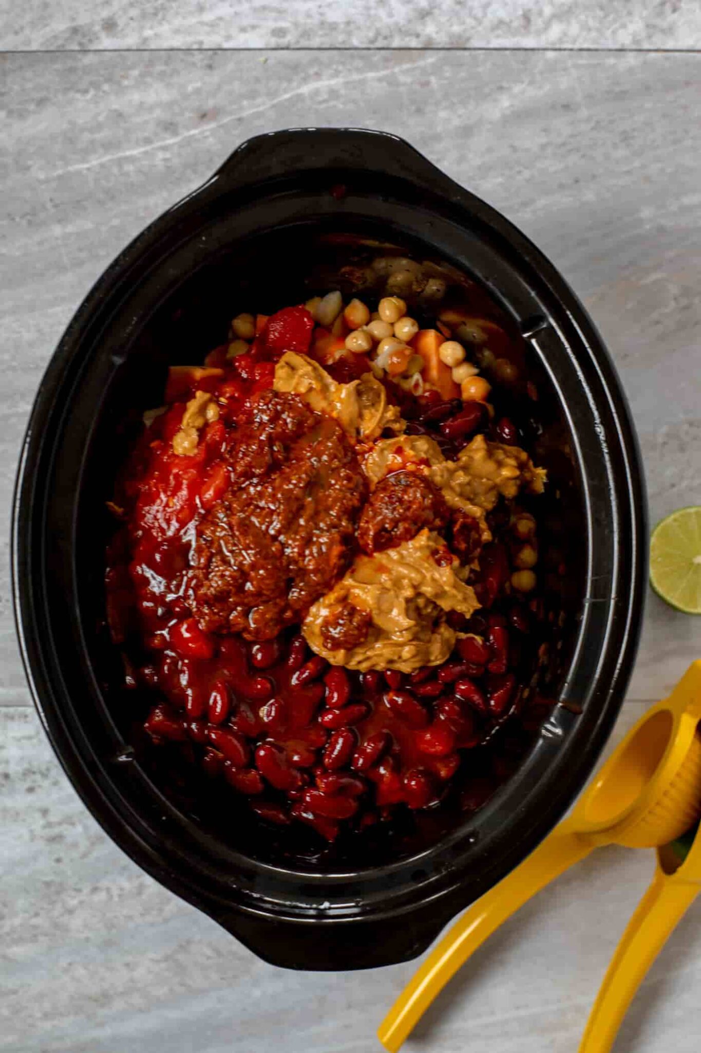 Easy Slow Cooker Thai Red Vegetarian Curry - Apply to Face Blog